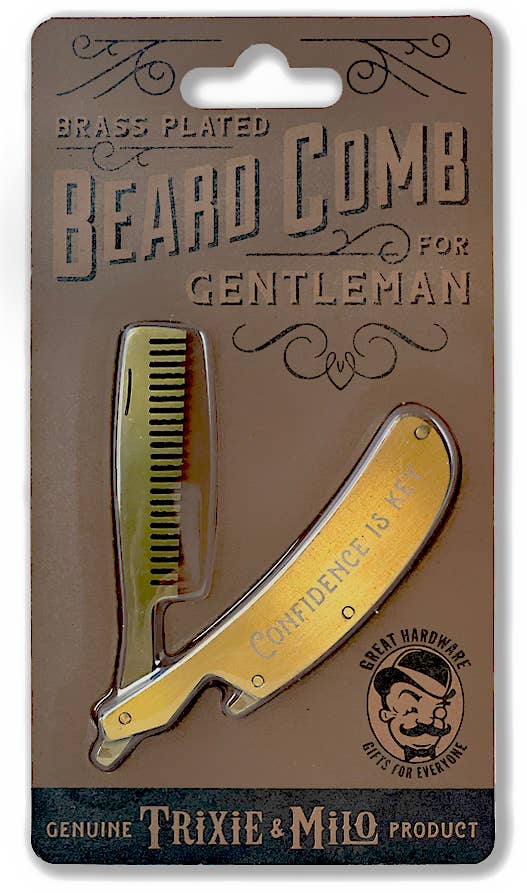 Folding Beard & Mustache Comb