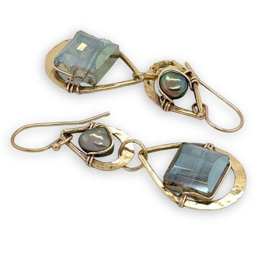 Triple Tear Drop Earrings