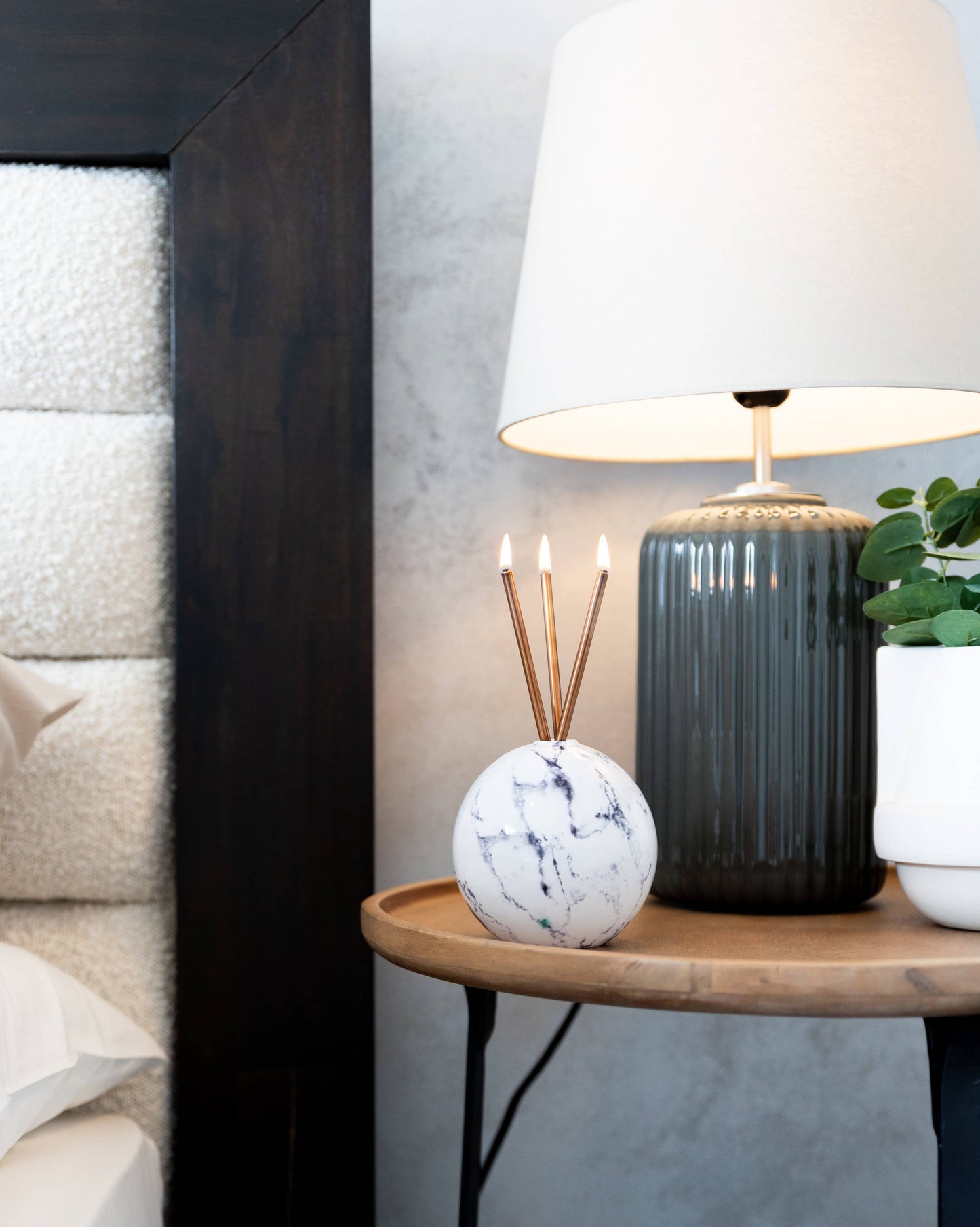 Neva Vase - White Marble