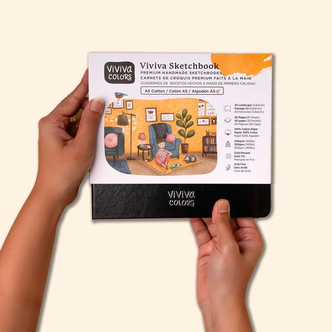 Landscape Sketchbook - A5 Cotton