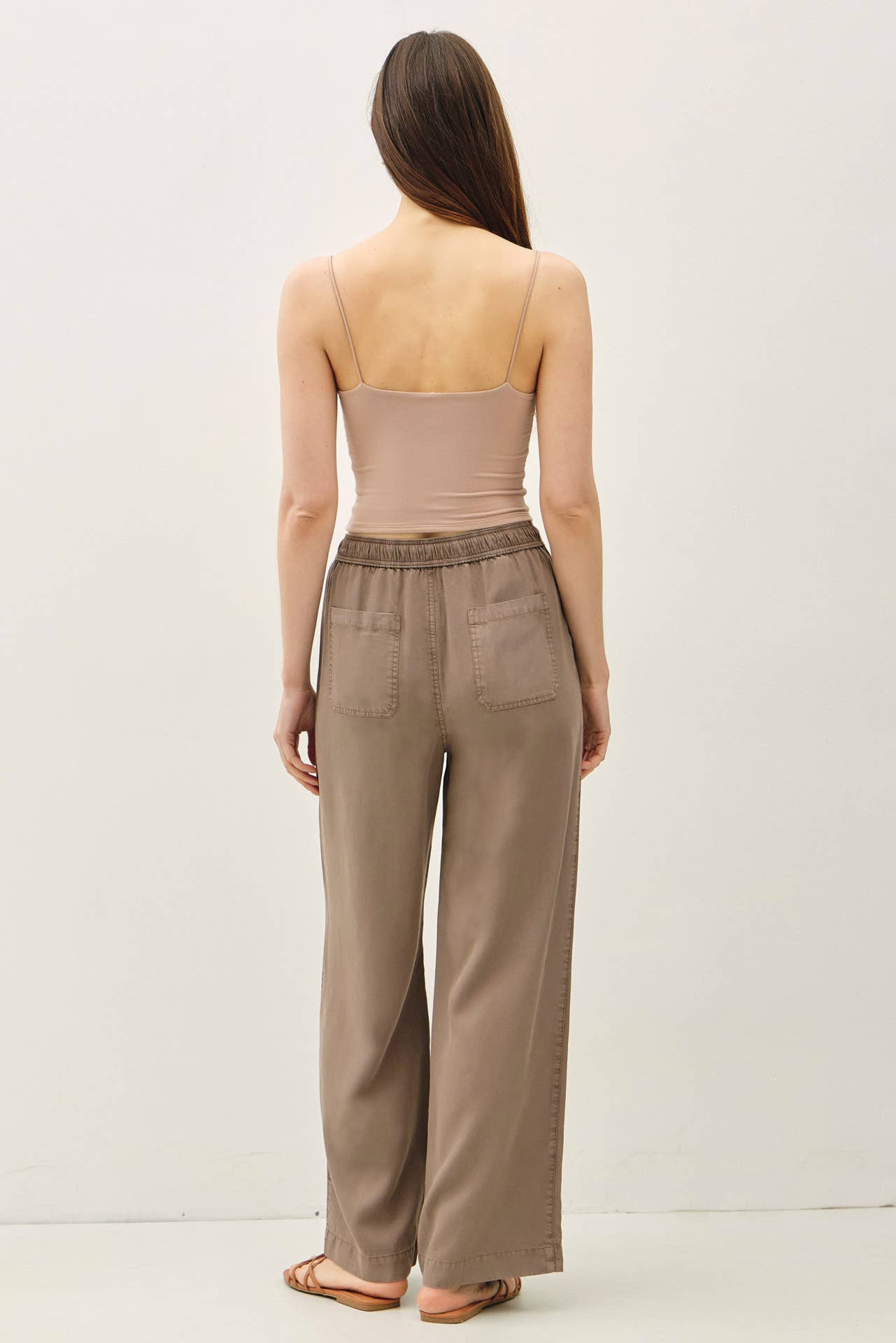 Adrianna Tencel Wide Leg Pants