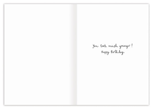 Holy Shitake Mushrooms Birthday Card