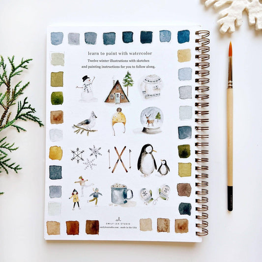 Winter Watercolor Workbook