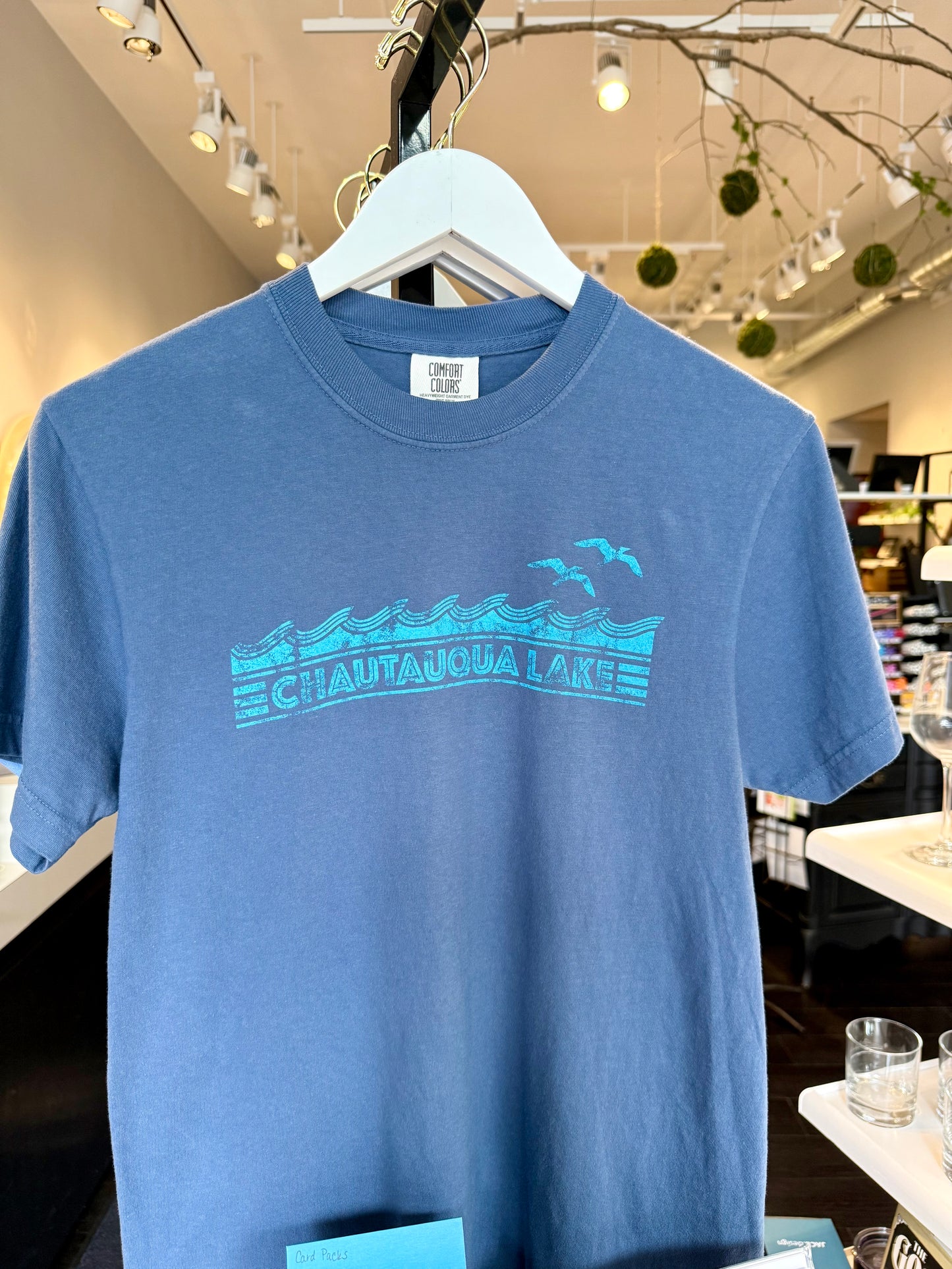 Chautauqua Blue Retro Waves