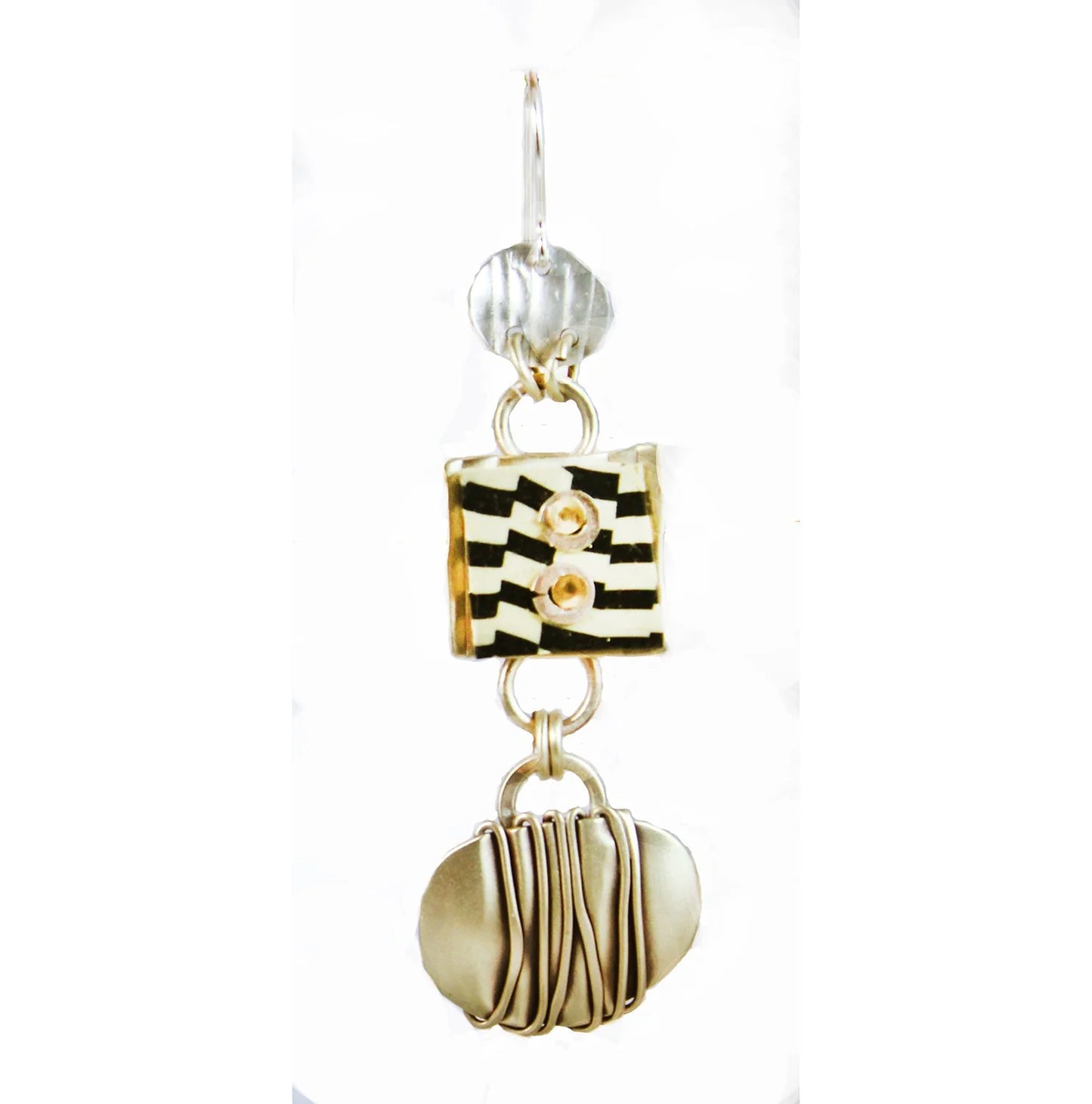 Checkered Tapestry Earrings