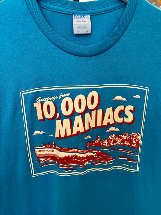 "Greetings From" Tee - Official 100,000 Maniacs Tee