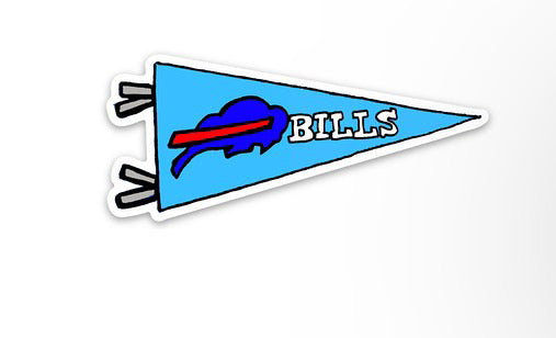 Buffalo Pennant Sticker