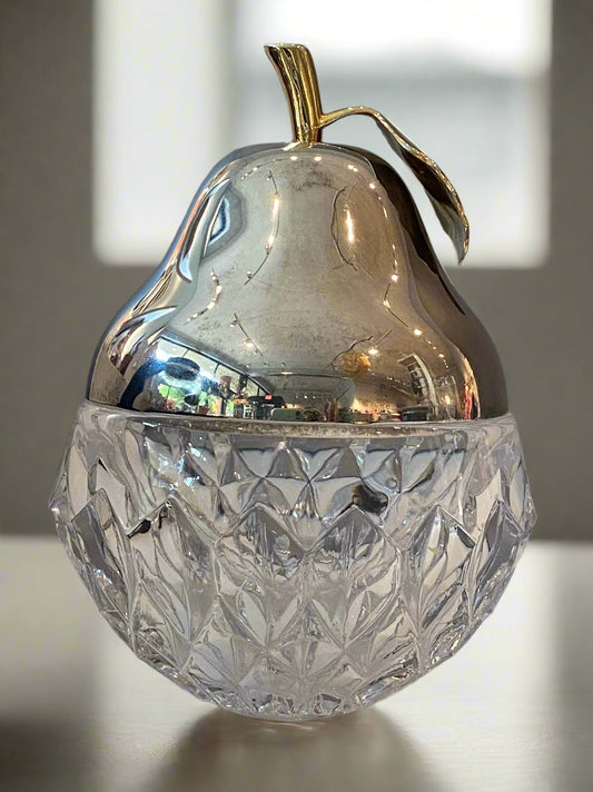 Vintage Pear Trinket Jar