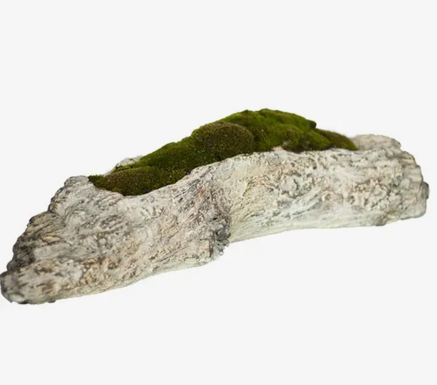 Faux Bois Cement Log Planter