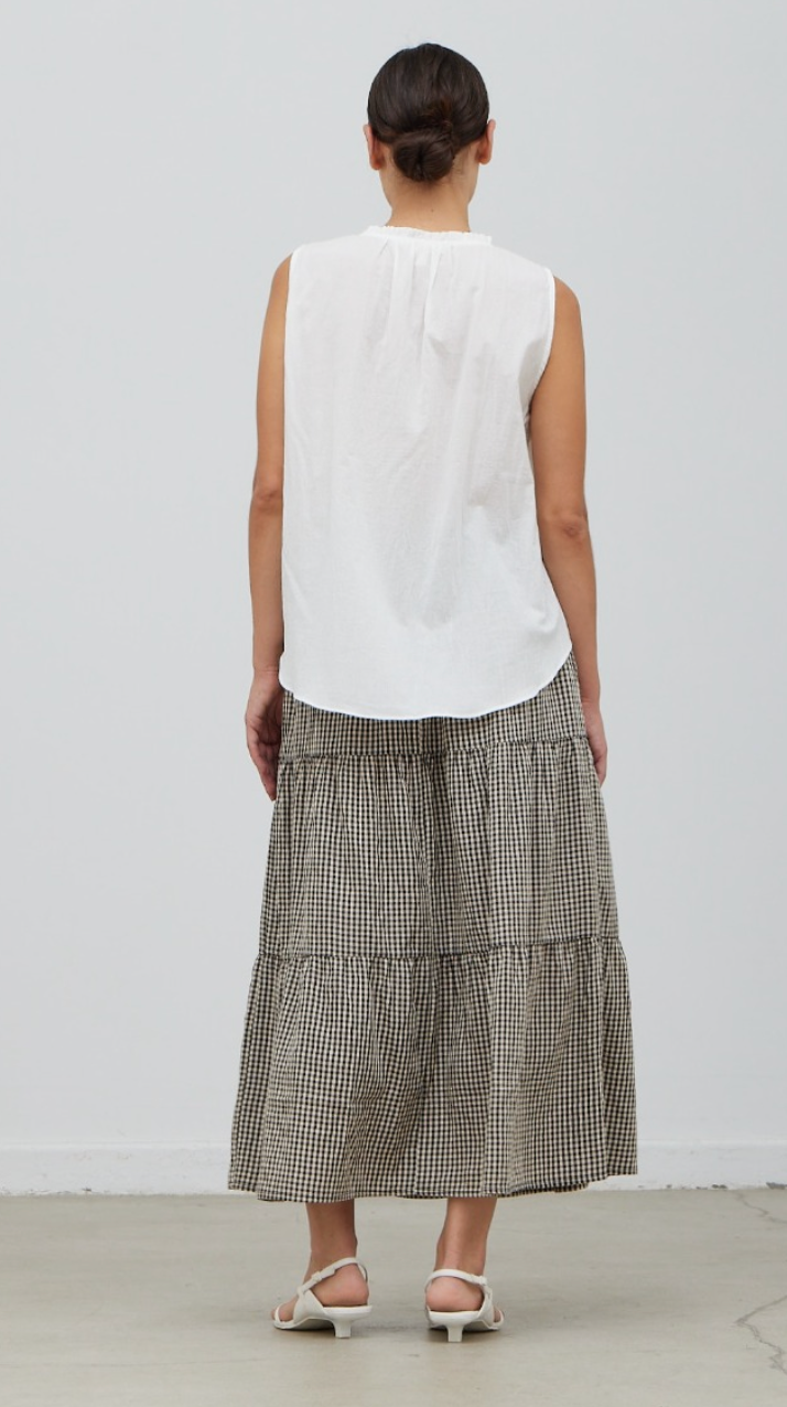 Hand Smocked Sleeveless Top