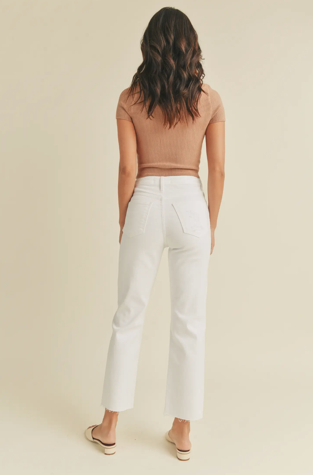 High Rise Classic Straight - Optic White