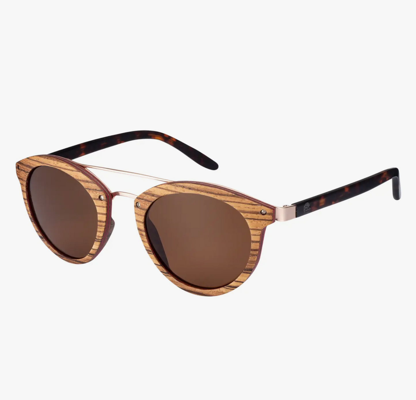 Bourbon | Zebra Wood Sunglasses