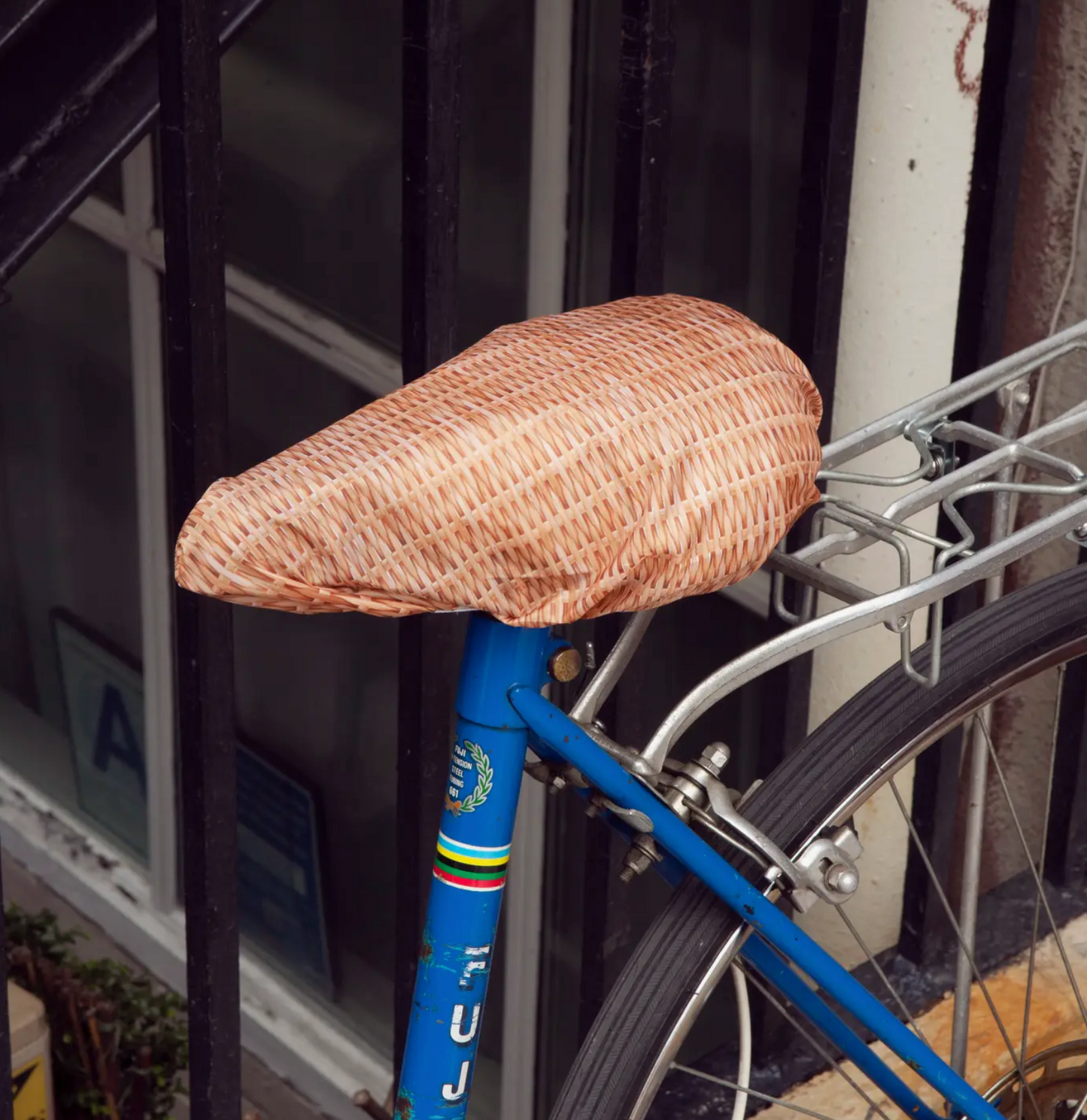 Wicker Bike Seat Cover