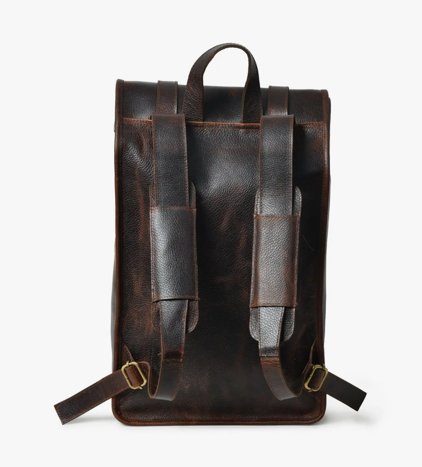 DuVall Leather Rolltop Backpack – Coffee