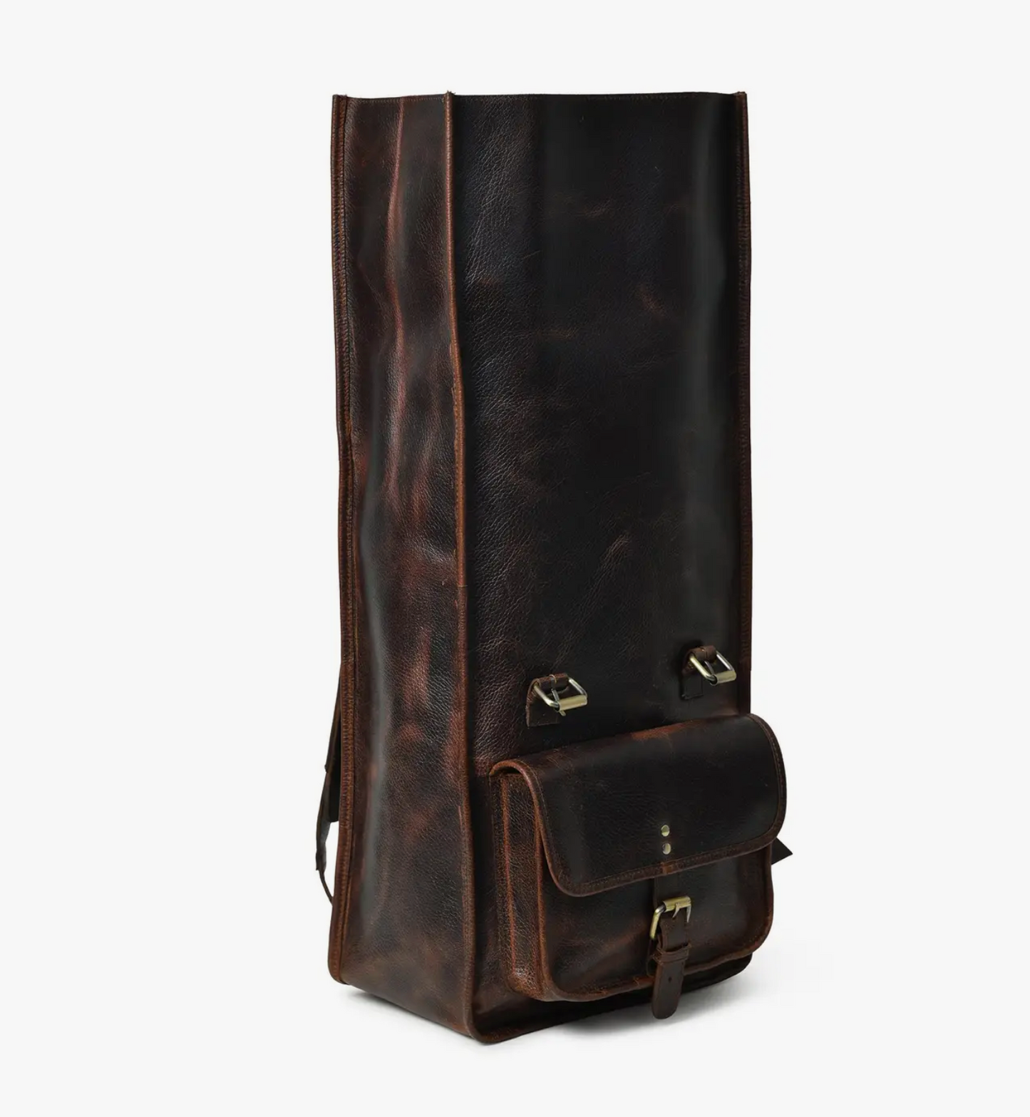 DuVall Leather Rolltop Backpack – Coffee