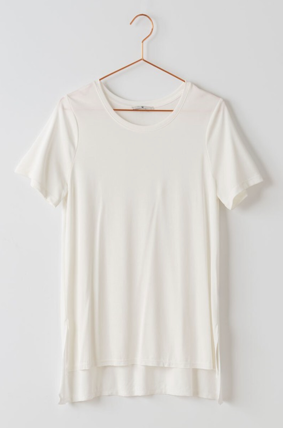 Modal Basic Crew with Slit Sides