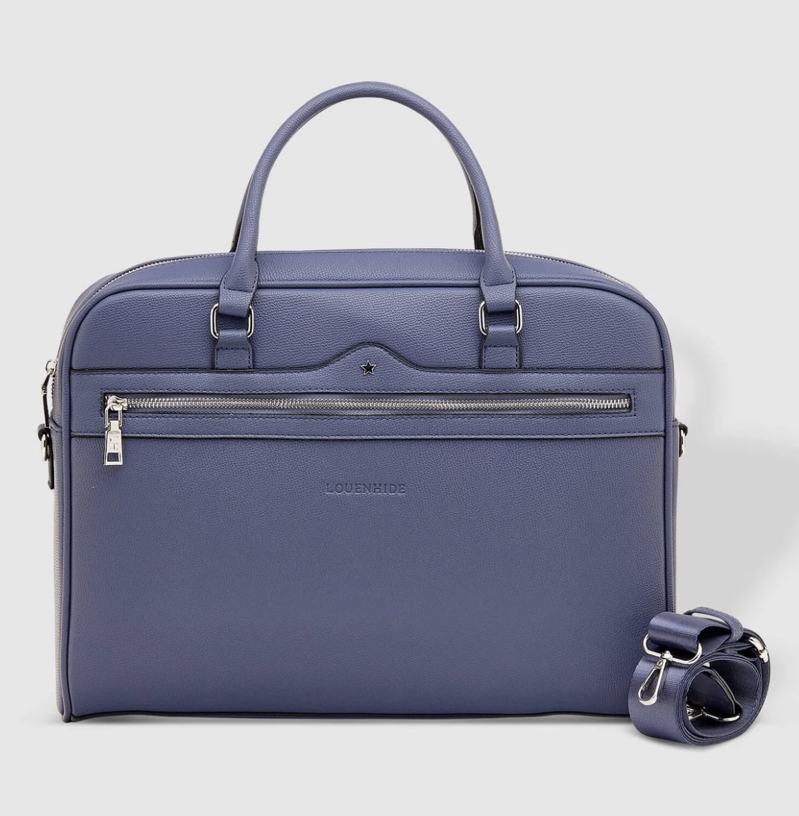 Portland Laptop Bag - Steel Blue