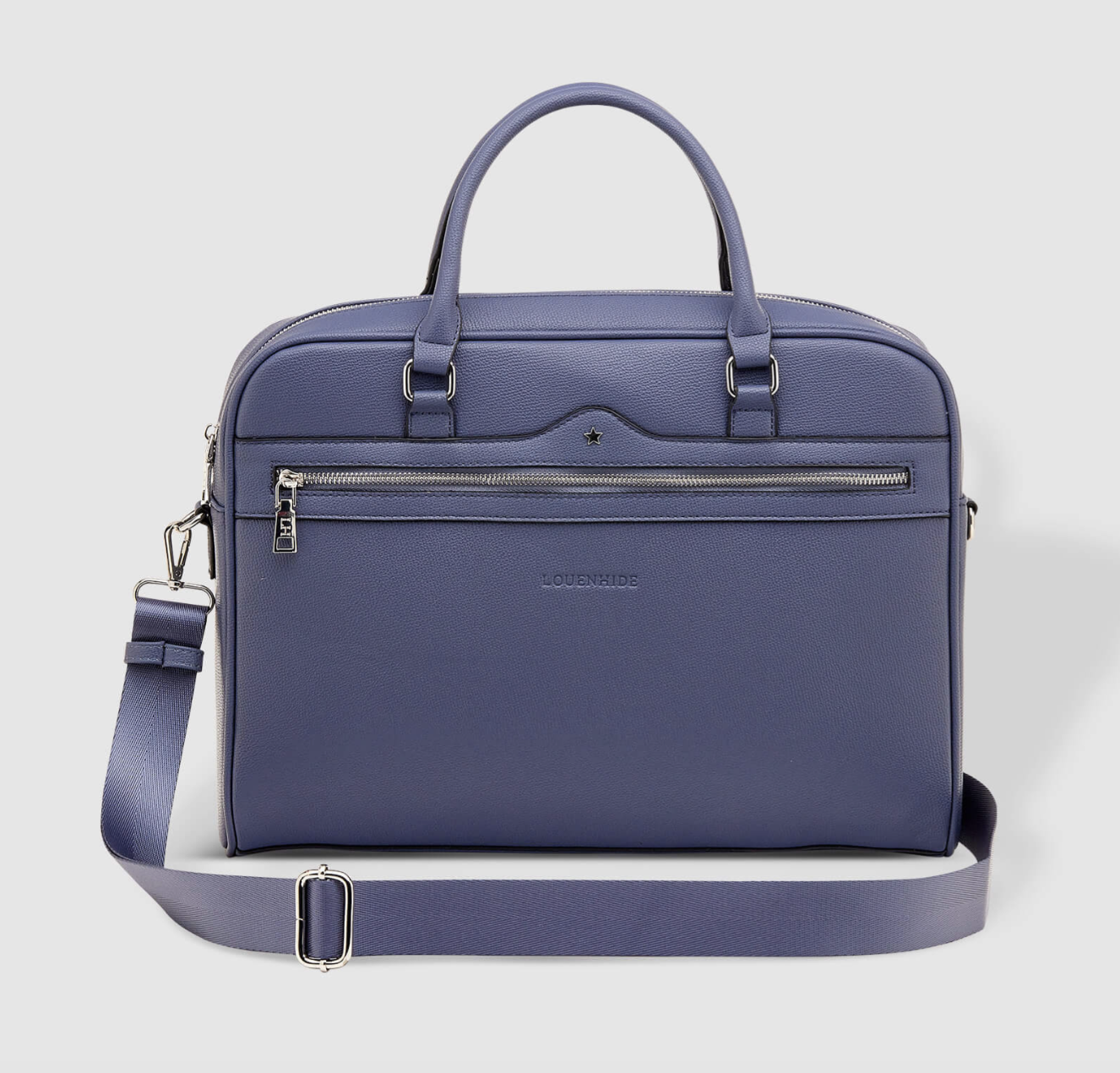 Portland Laptop Bag - Steel Blue