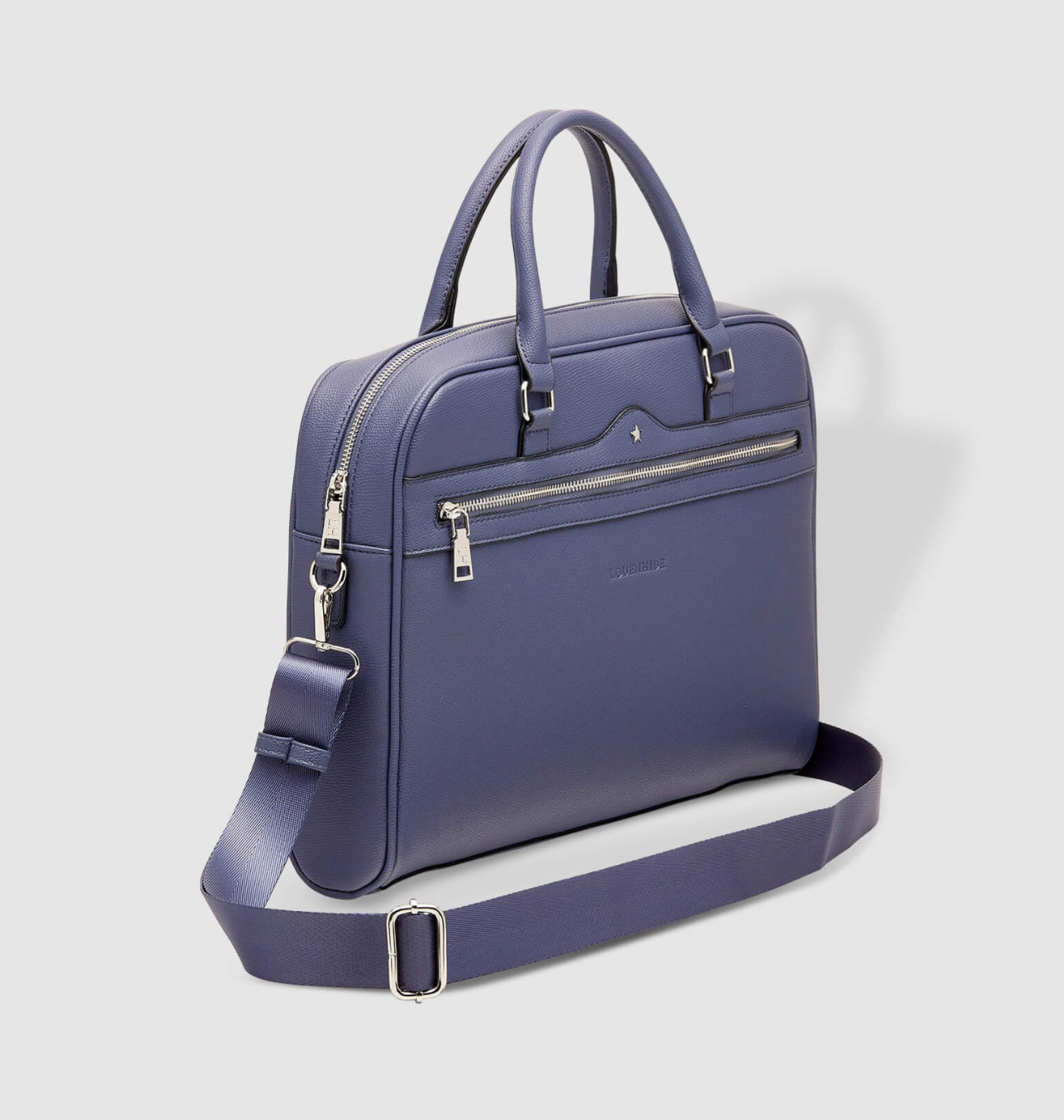 Portland Laptop Bag - Steel Blue