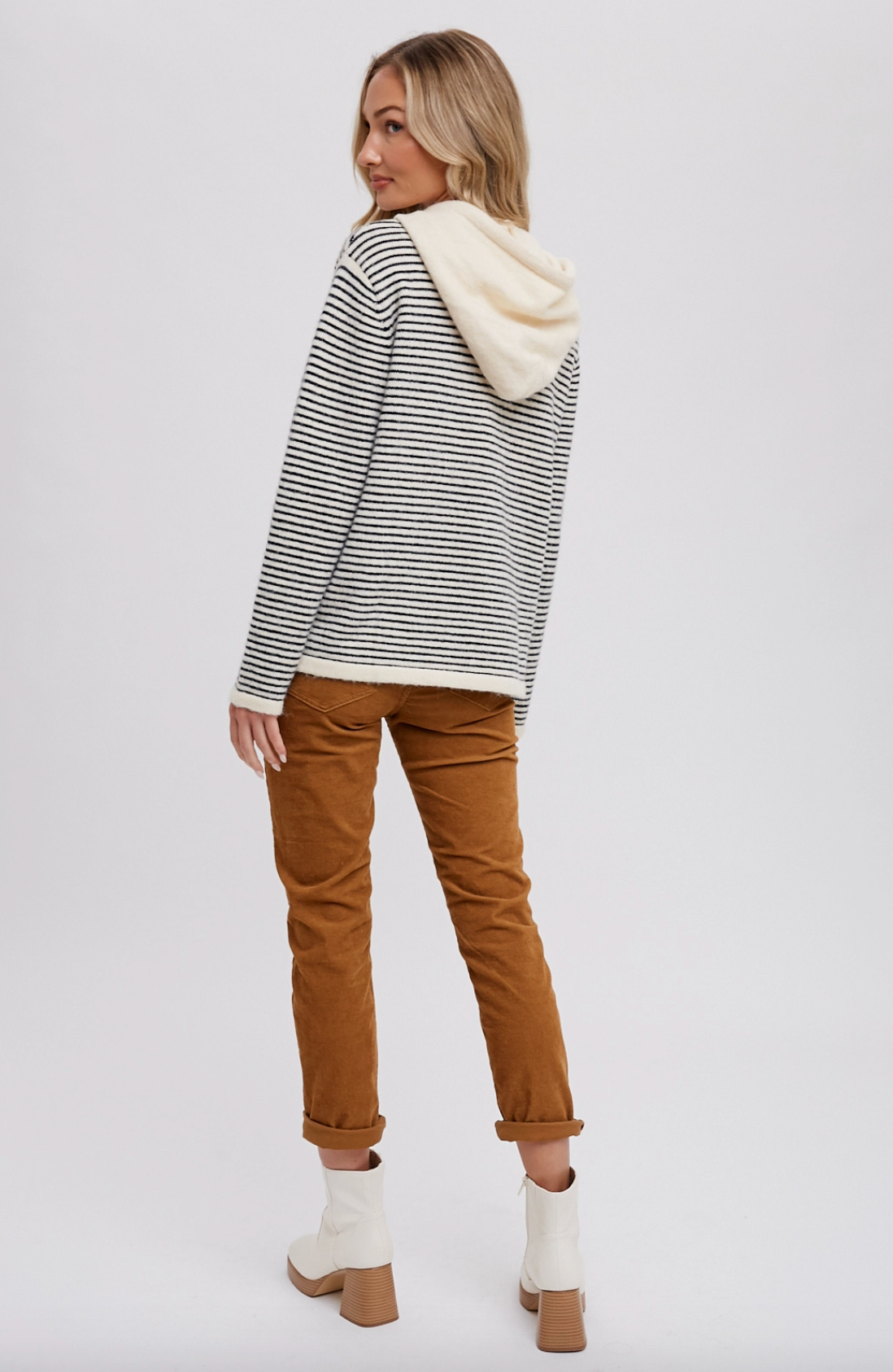 Henley Sweater Hoodie