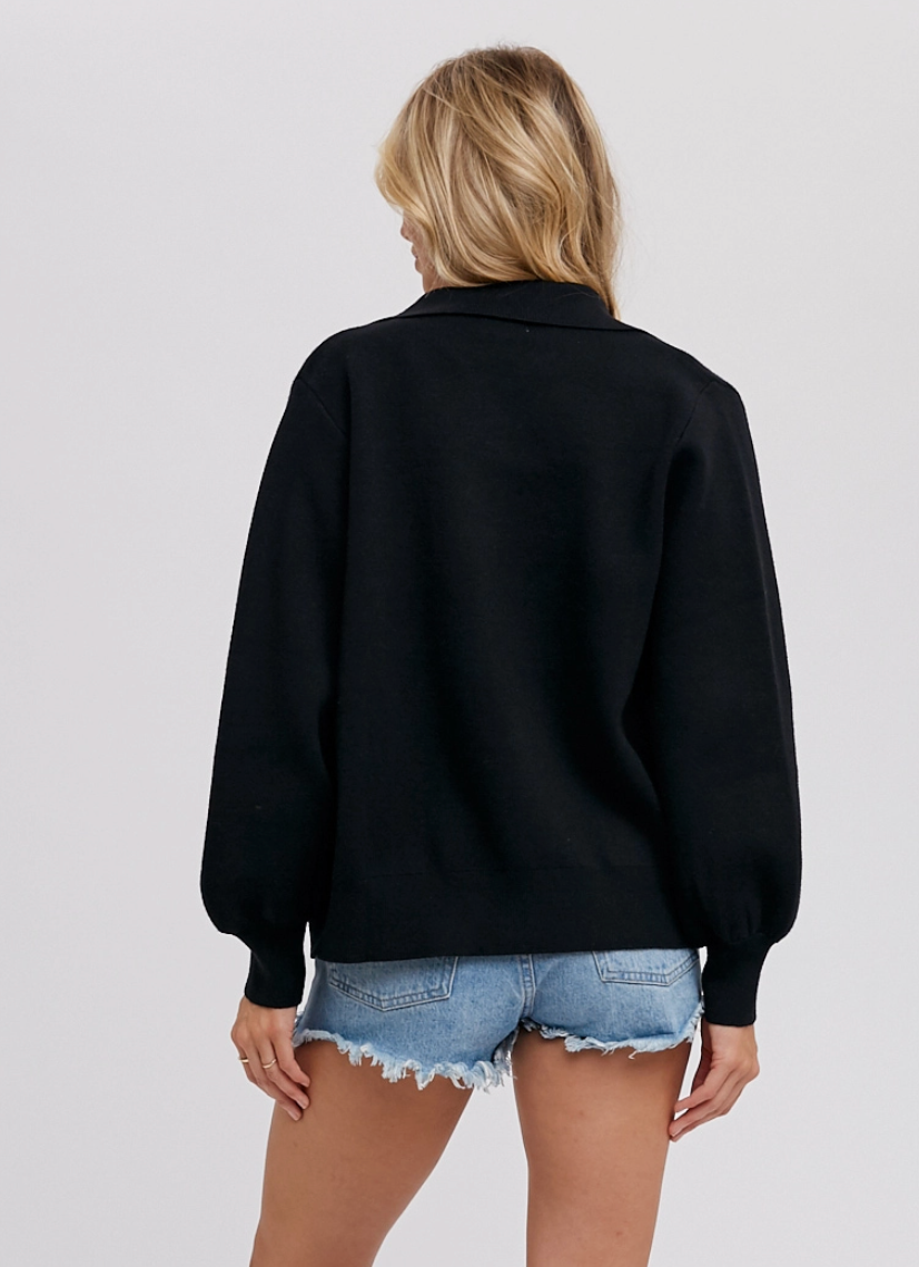 Sweater Bomber - Black