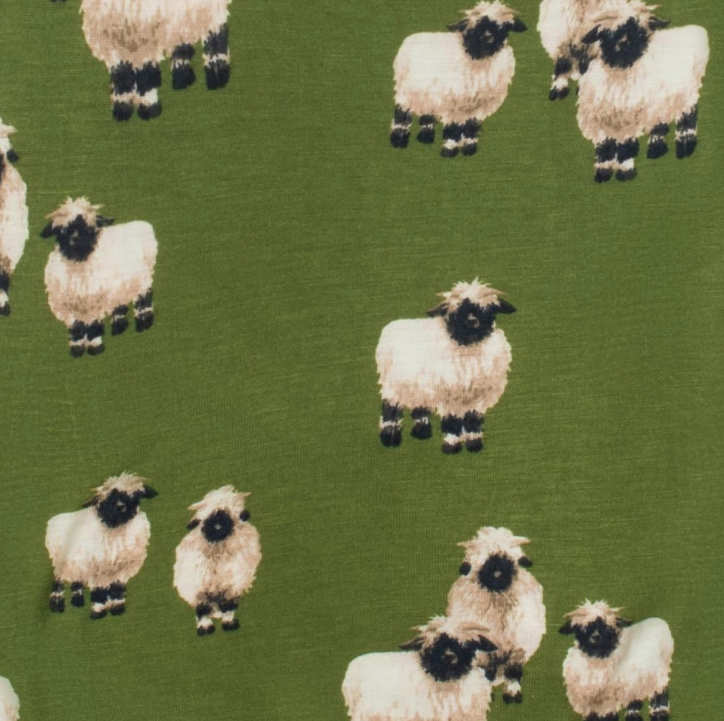 Valais Sheep Mini Lovey Two-Layer Muslin Security Blanket