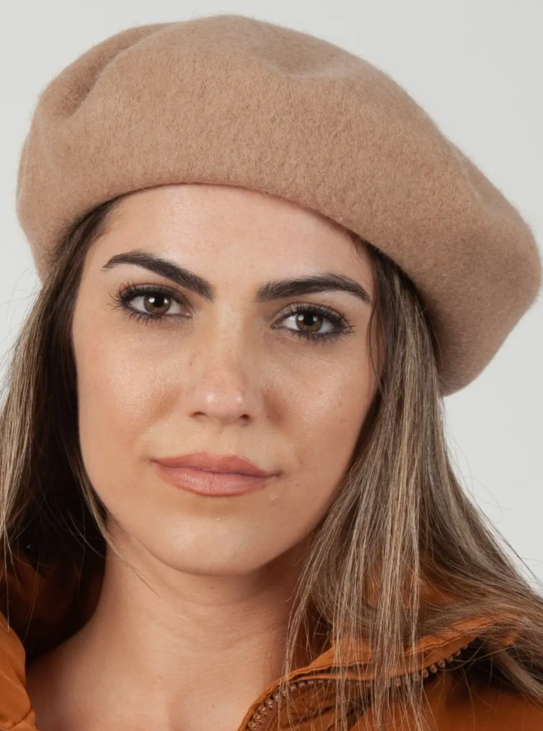 Classic Beret - Tan