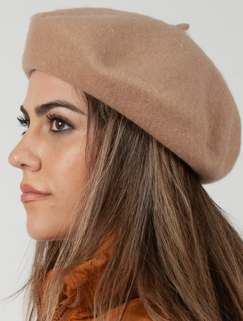 Classic Beret - Tan