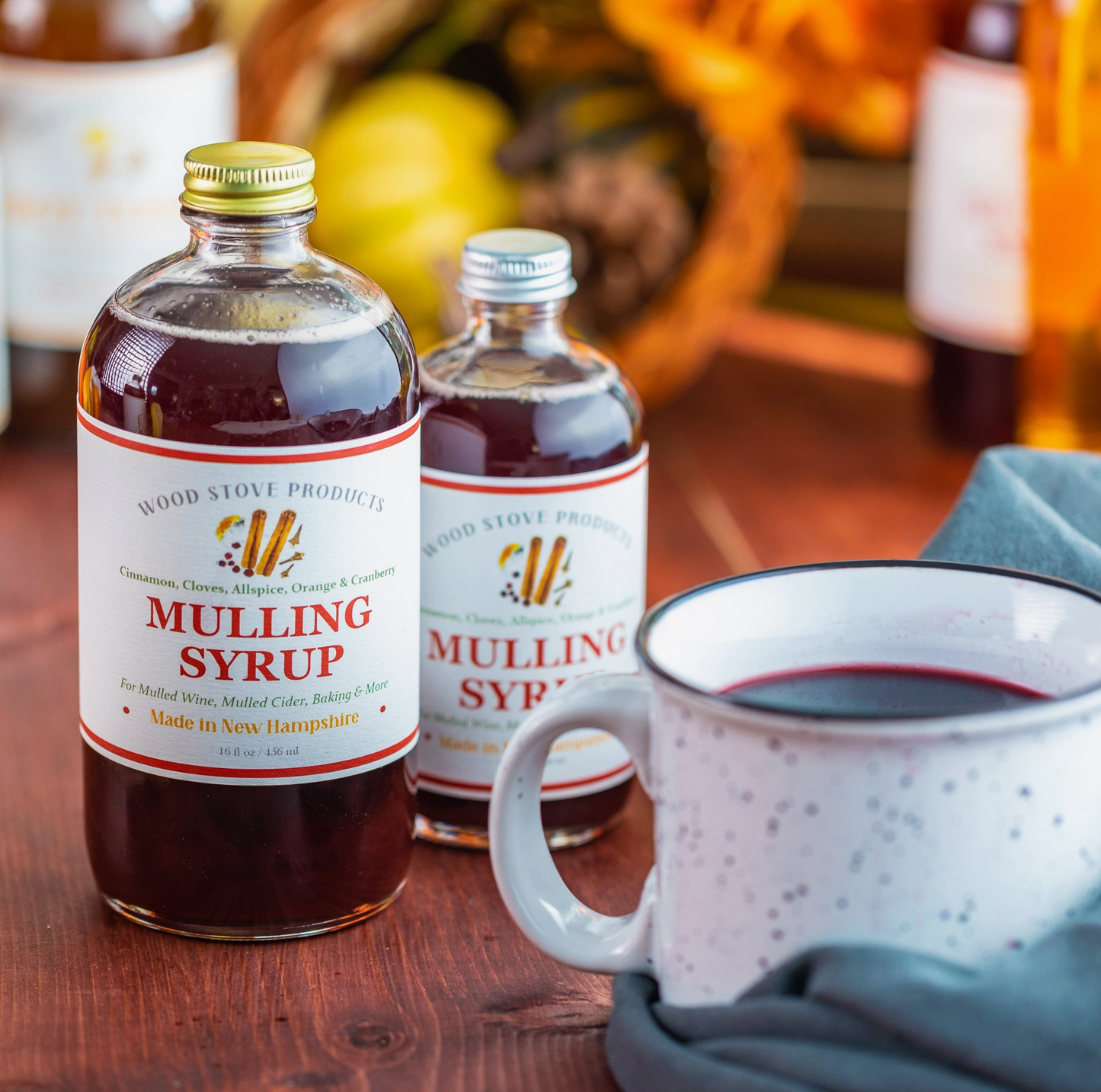 Mulling Syrup - For Mulled Wine, Cider, Baking, Cocktails, and Mocktails