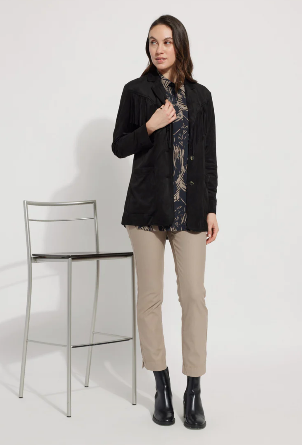 Lyssé Coated Denim Straight Leg (28" Inseam)