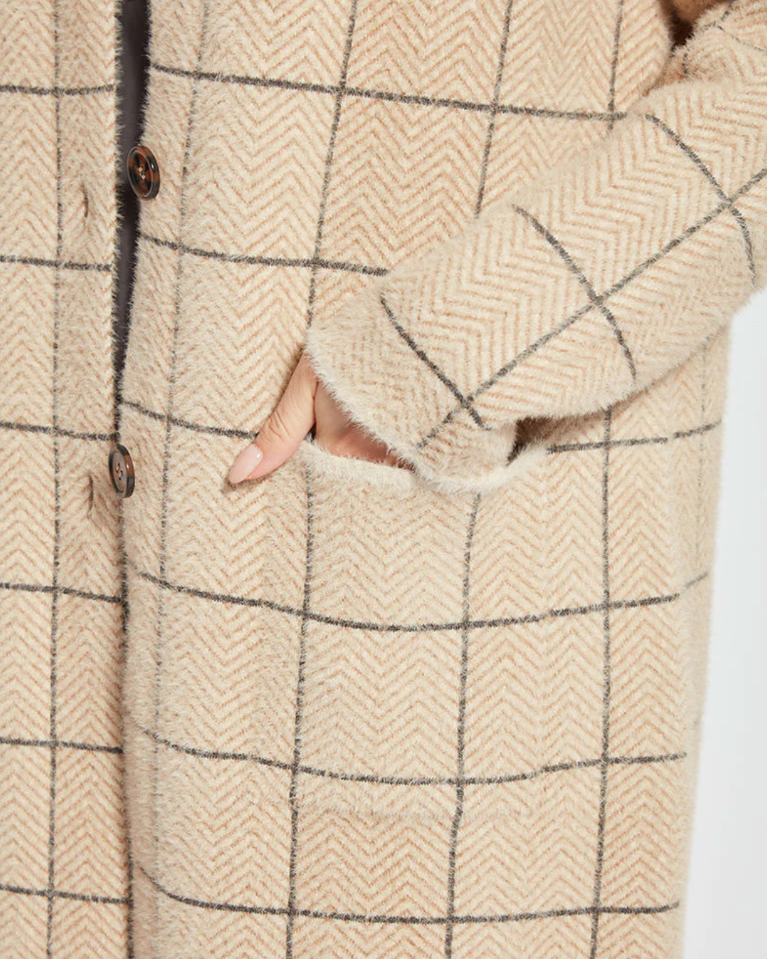Lyssé Faux Mink Sweater Coat