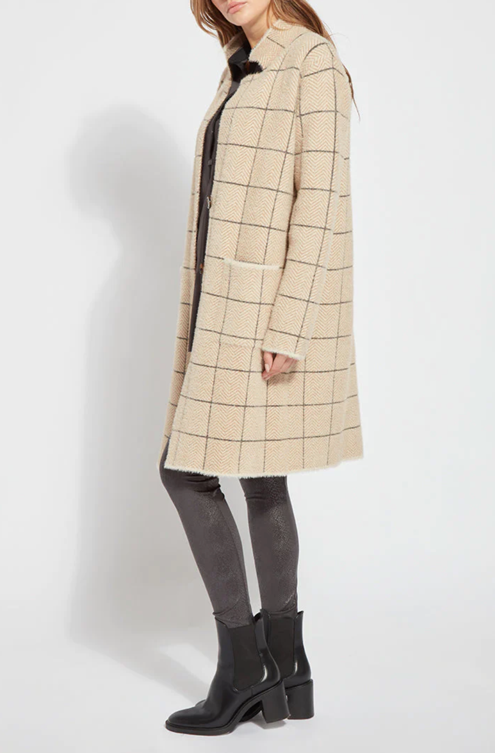 Lyssé Faux Mink Sweater Coat