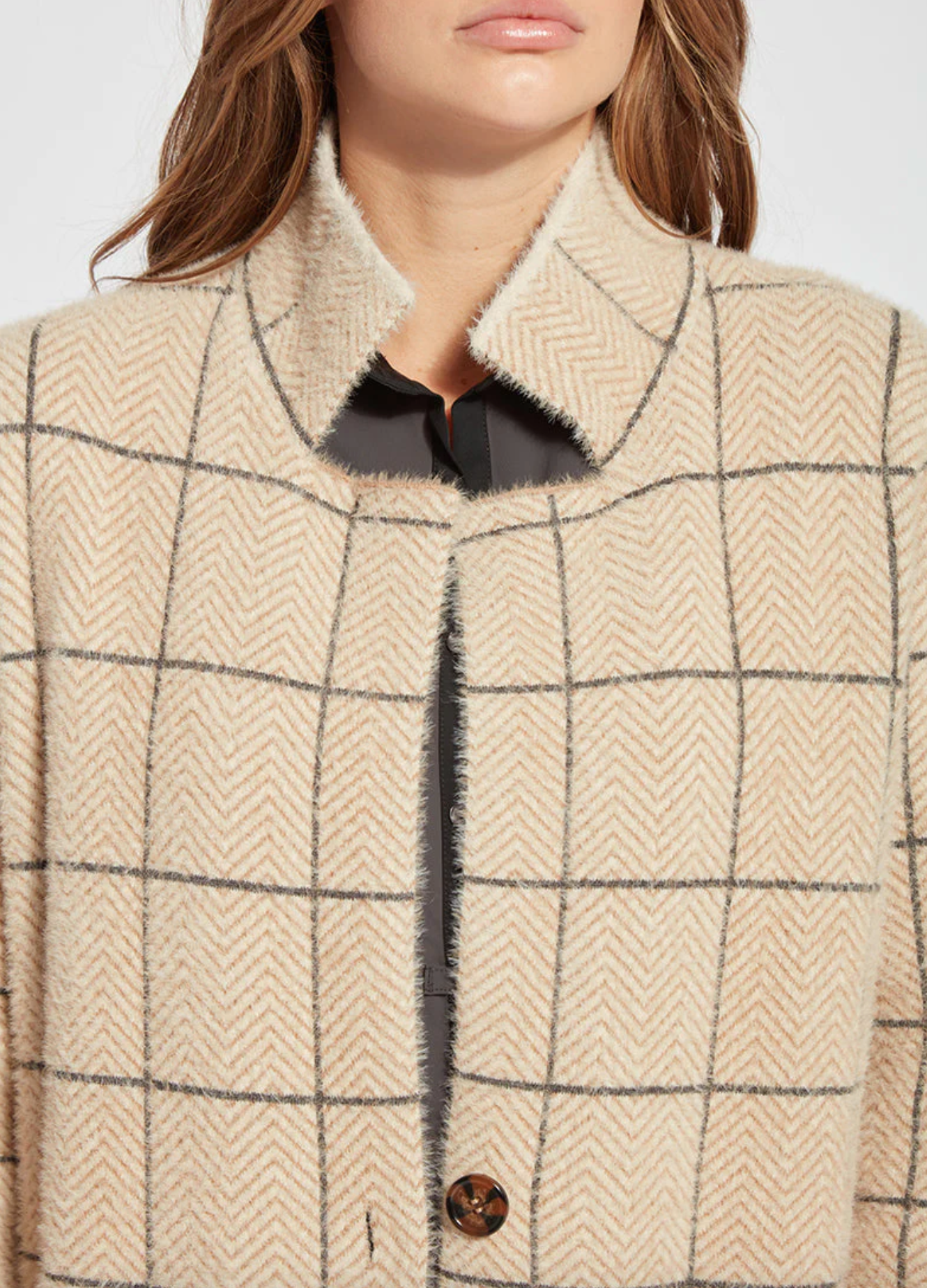 Lyssé Faux Mink Sweater Coat