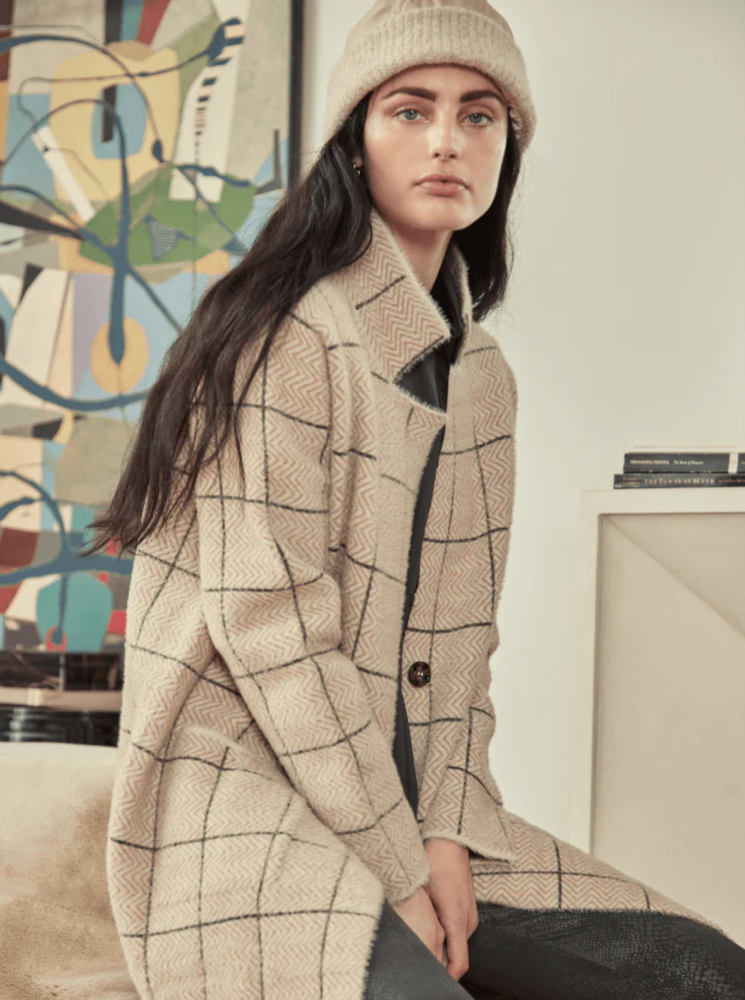 Lyssé Faux Mink Sweater Coat