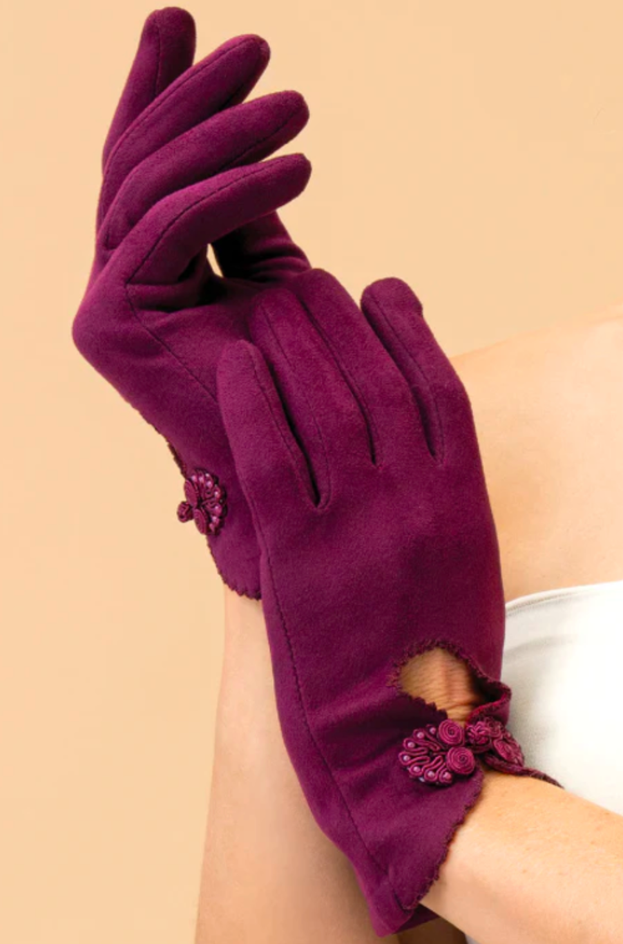 Suki Gloves - Damson