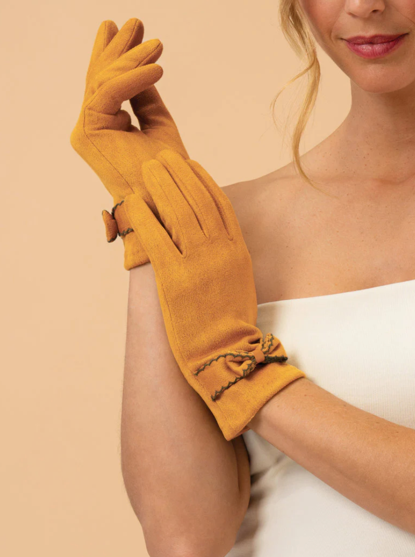 Fanella Gloves - Mustard