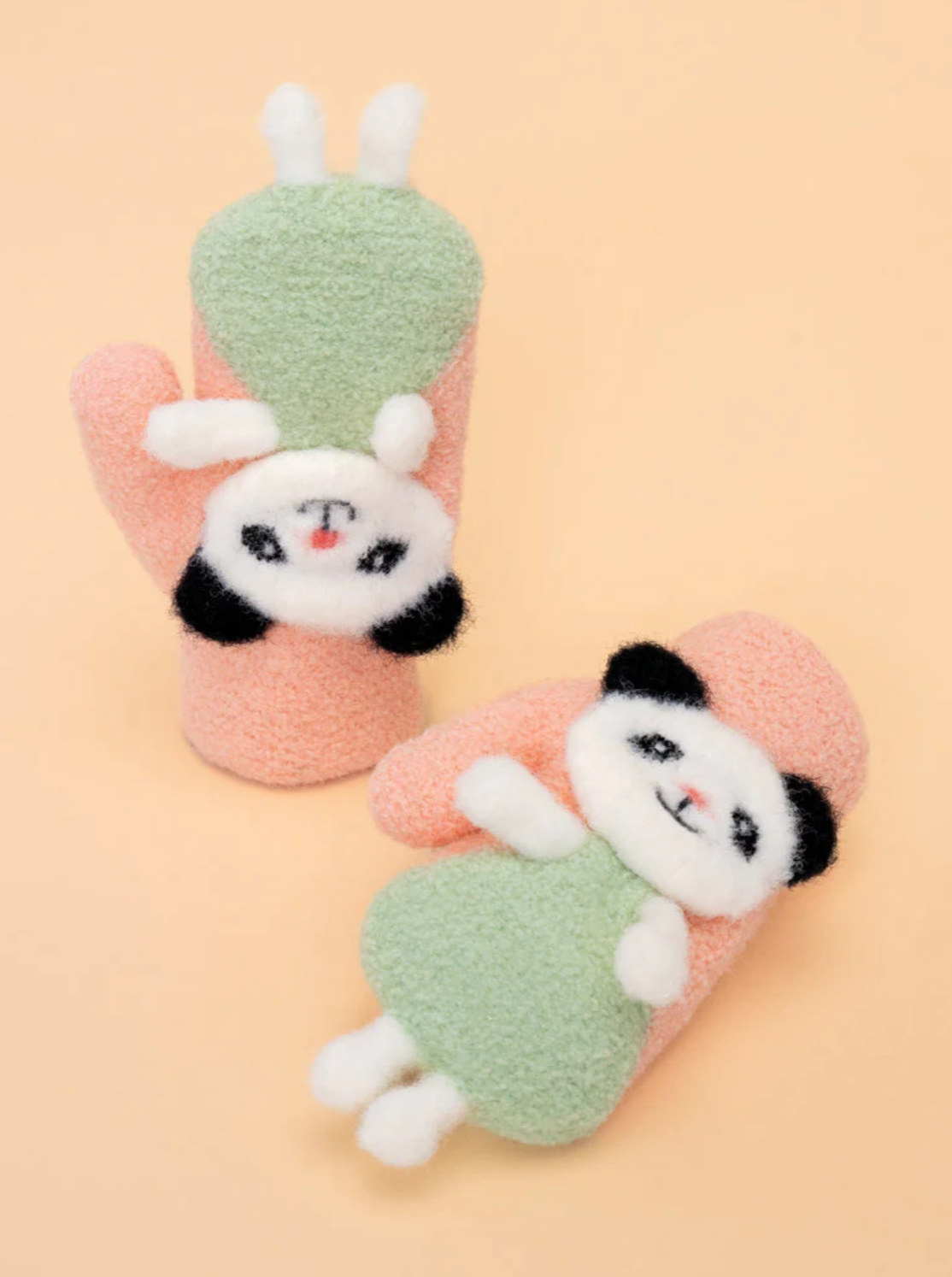 Powder Pals Dancing Panda Mittens | Petal