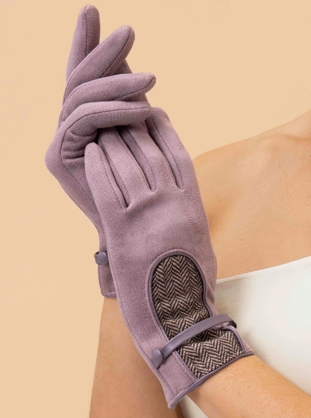 Genevive Gloves - Lavender