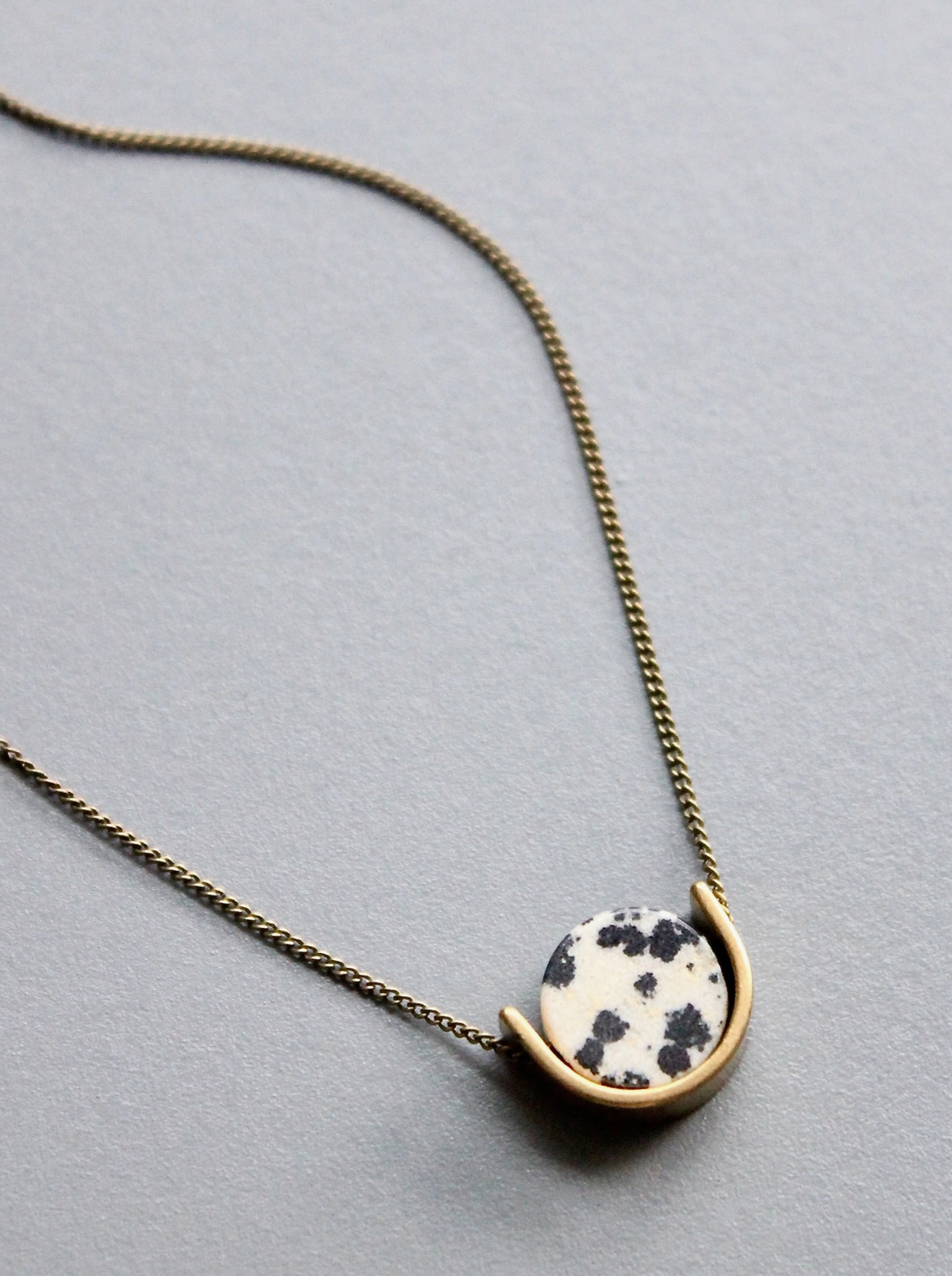Mini Dalmatian Pendant Necklace