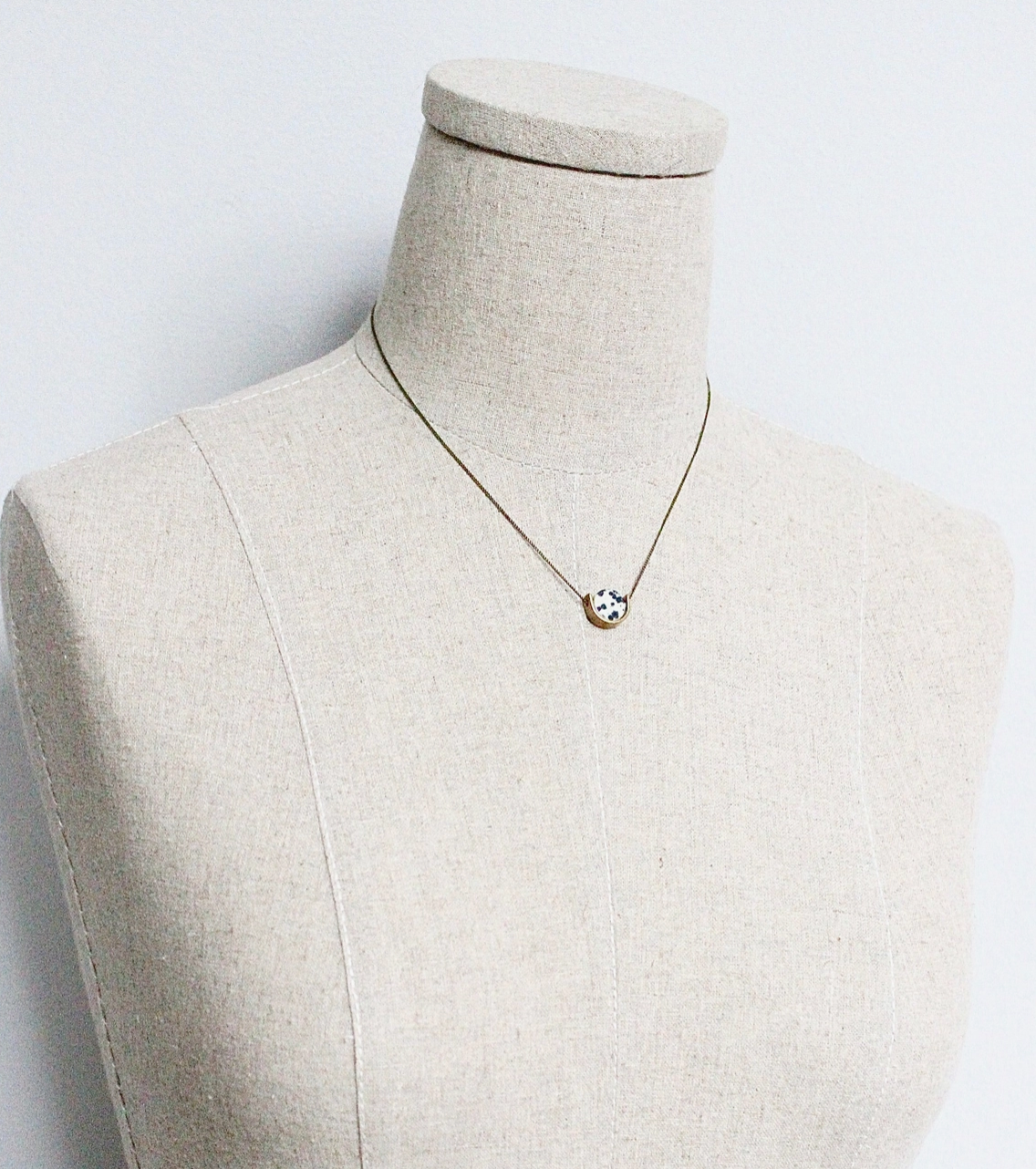 Mini Dalmatian Pendant Necklace