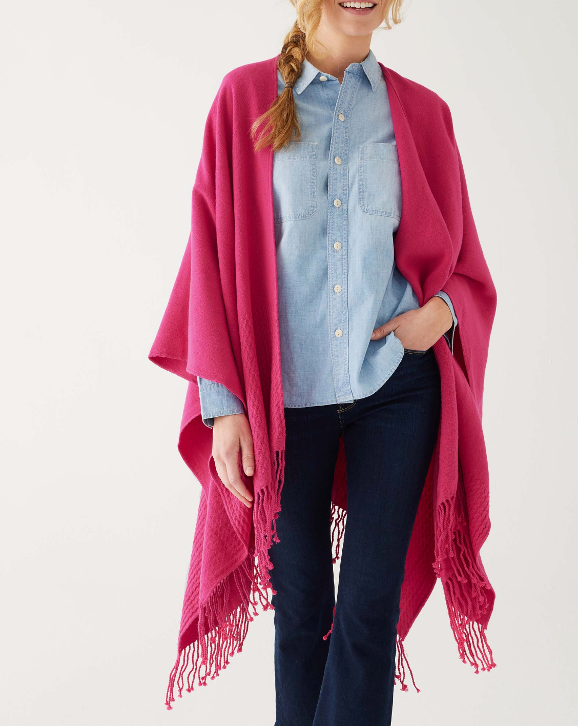 Classic Wrap - Tickle Me Pink