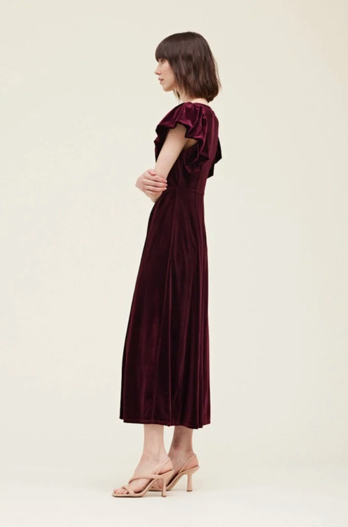 Velvety Vino Dress