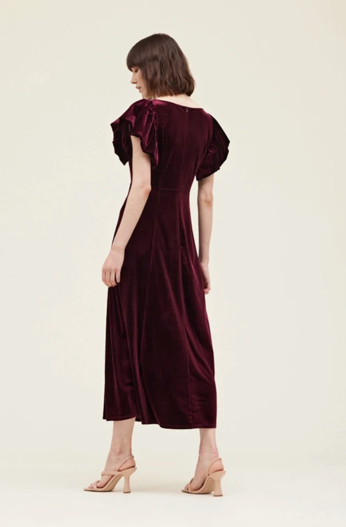 Velvety Vino Dress
