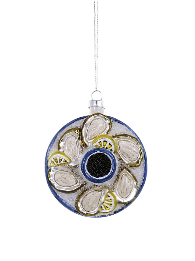 Plated Oysters Ornament