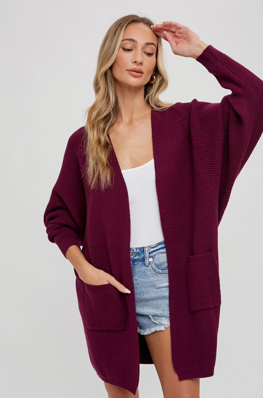 Batwing Sleeve Cardigan