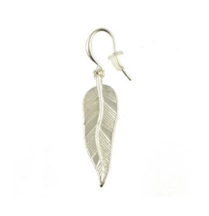 Silver Leaf Earring