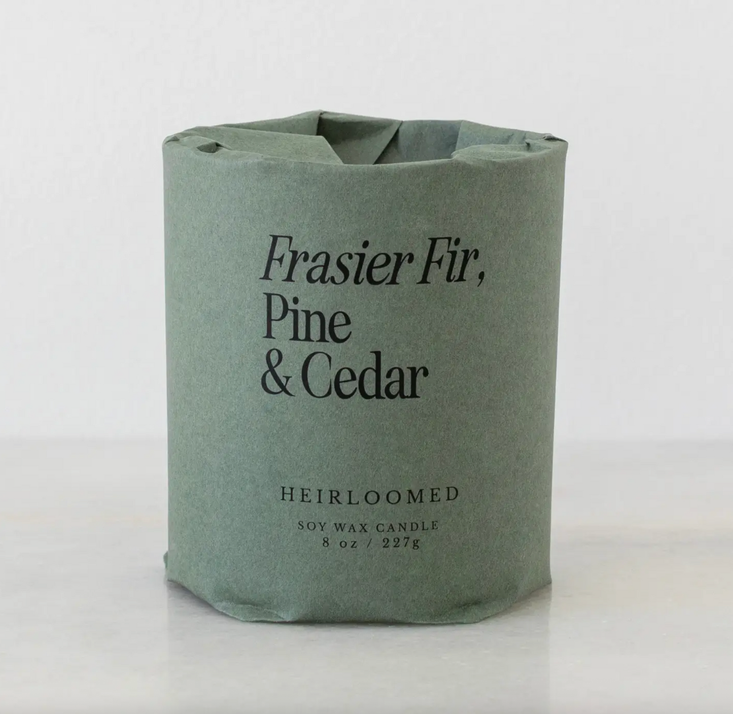 Heirloomed Candle Frasier Fir, Pine & Cedar - Christmas