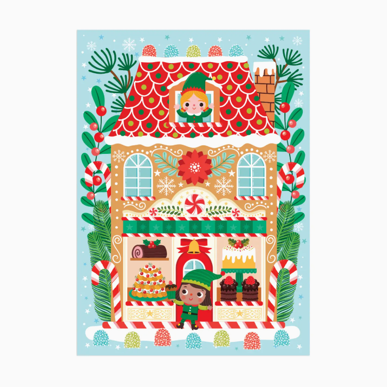 Santa's Bakery - 48 Piece Mini Puzzle Ornament