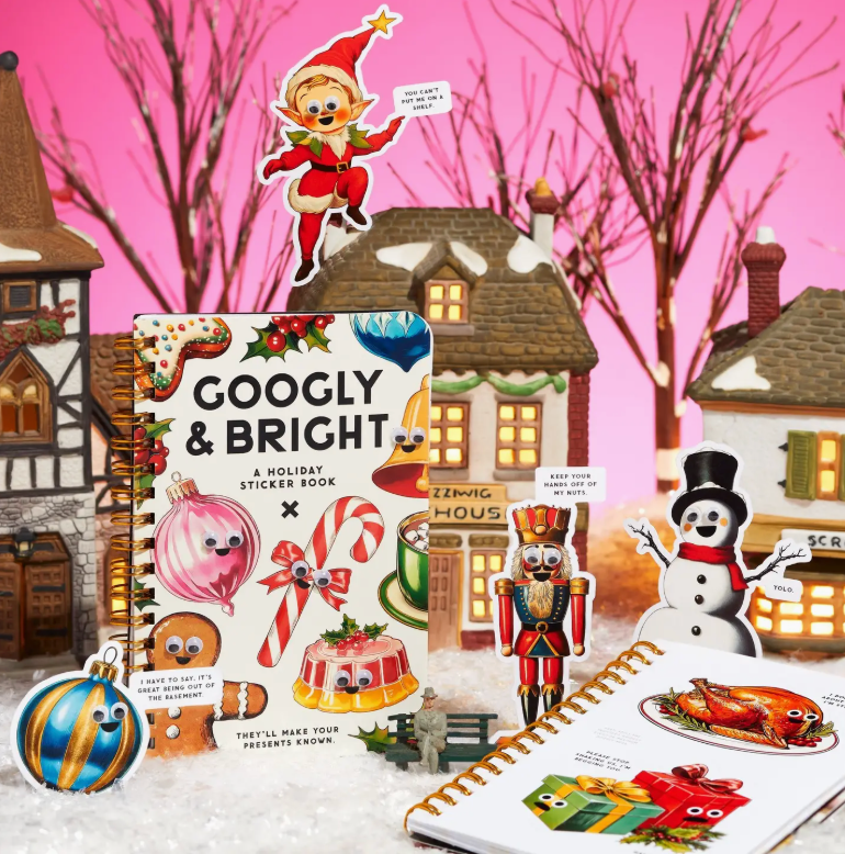 Googly & Bright Holiday Sticker Book