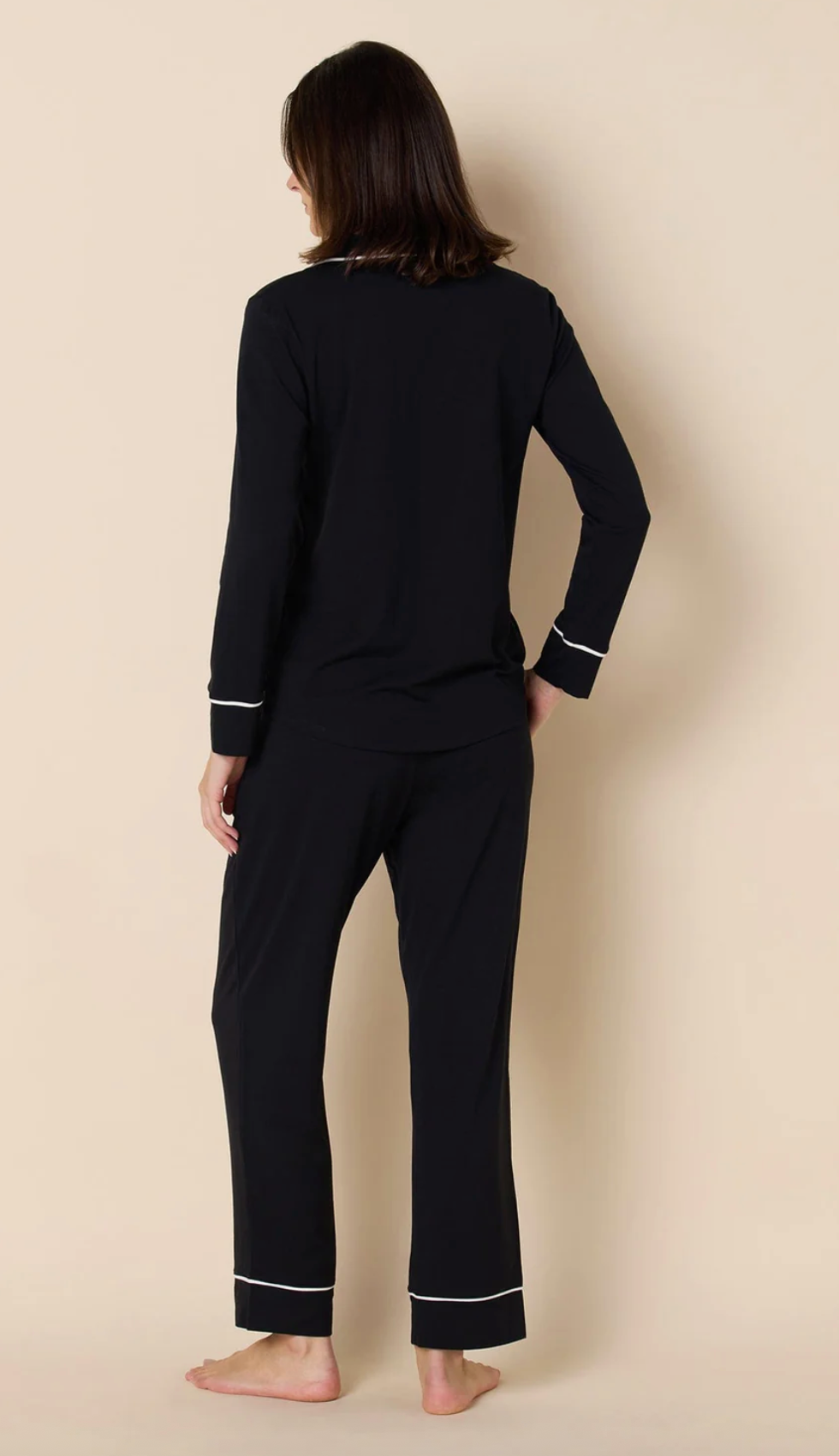 The Cat's Pajamas – Classic Pima Knit Pajama - Midnight